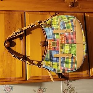 Dooney and Bourke shoulder bag! Like new! Beautiful leather strap and hardware